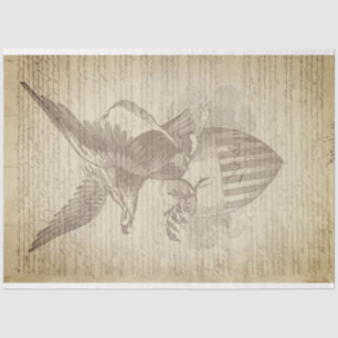 Papel de Decoupage de Mobiliário Patriótico