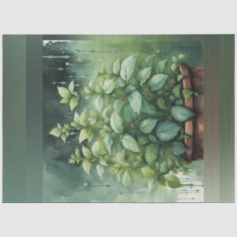 Papel de Decoupage de Primavera Mint