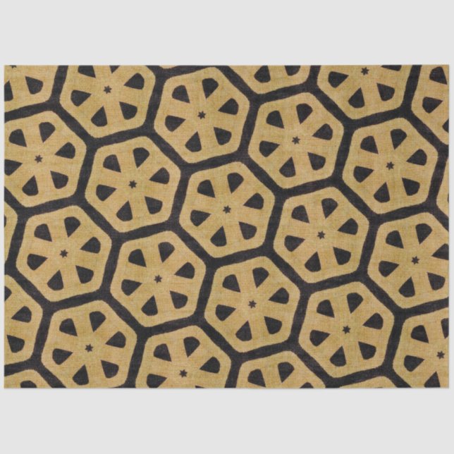 Papel de Decoupage de Têxteis Africano (Frente )