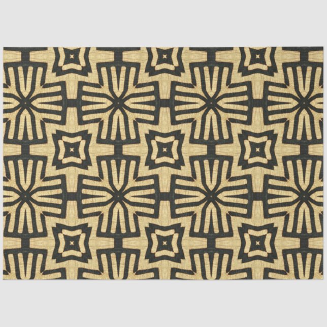 Papel de Decoupage de Têxteis Africano (Frente )