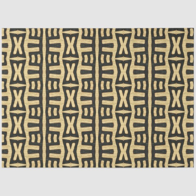 Papel de Decoupage de Têxteis Africano (Frente )