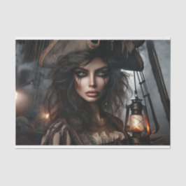 Papel de Decoupage do Capitão, Pirata Gajante e ou