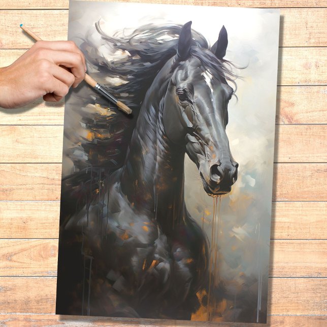 Papel de Decoupage do Cavalo Selvagem 8 (Criador carregado)