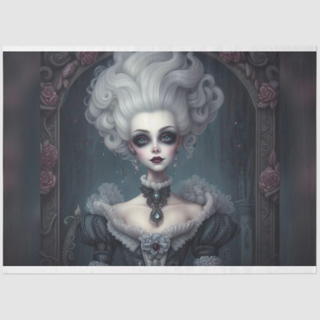 Papel de Decoupage do Dia das Bruxas da Marie Anti (Frente )