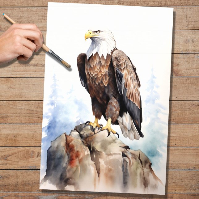 Papel de Decoupage do Eagle 2 (Criador carregado)