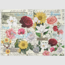 Papel de Decoupage do Mobiliário