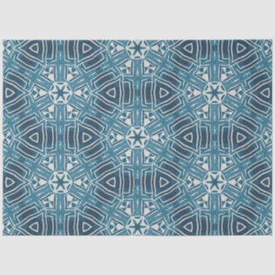 Papel de Decoupage do Mobiliário Indigo Africano