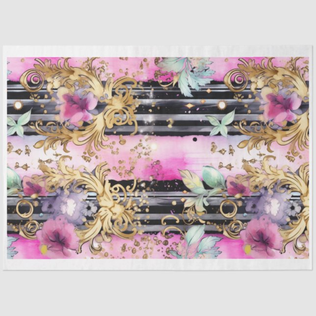 Papel de Decoupage Gótico Shabby Glam M (Frente )