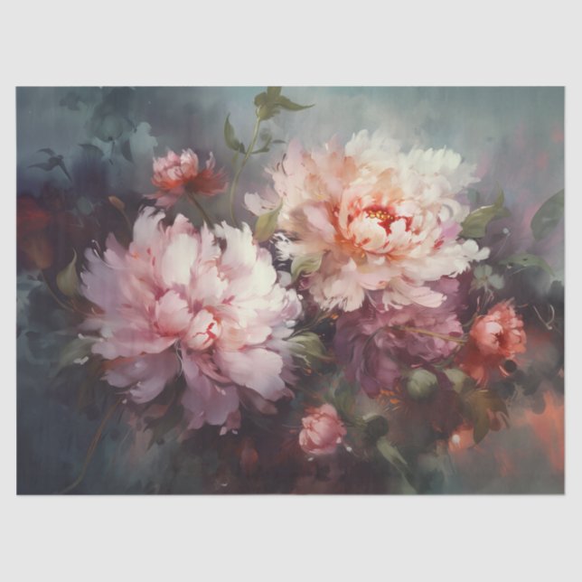 Papel de Decoupage - O Idioma das Flores 2 (Frente )