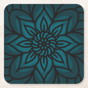 Papel de Design Mandala Porta-Copos