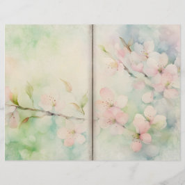 Papel de Diário Cherry Blossom