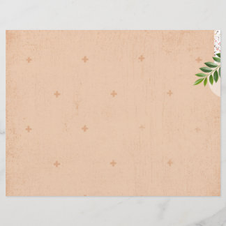 Papel de Diário de Arte Cinza de Fundo Minimizado