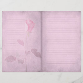 Papel de Diário Vinculado a Rosebud, Rosa-Rosa-esc