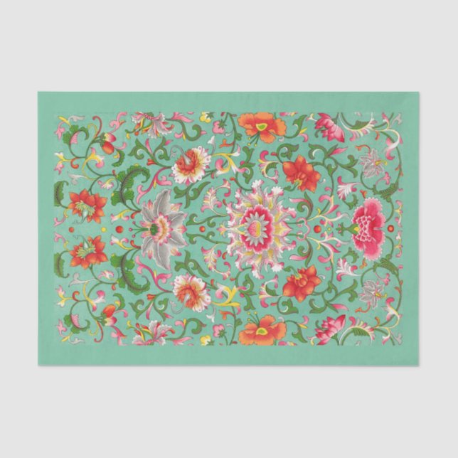 Papel de dissociação 10"x15" - Têxteis de vinheta  (Frente )