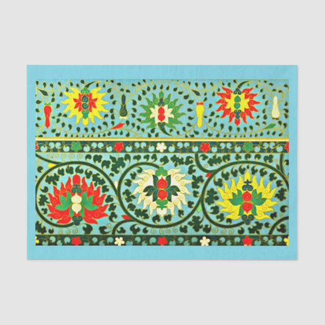 Papel de dissociação 10"x15" - Têxteis de vinheta  (Frente )