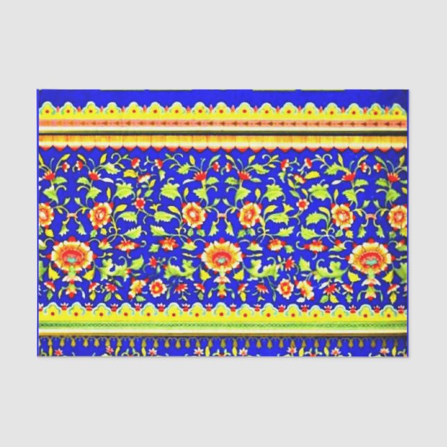 Papel de dissociação 10"x15" - Têxteis de vinheta  (Frente )