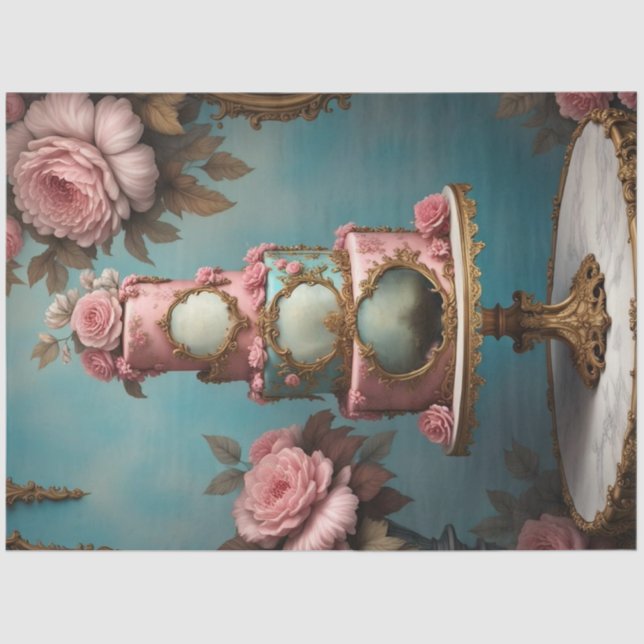 Papel de dissociação do bolo 3 em camadas parisien (Frente )