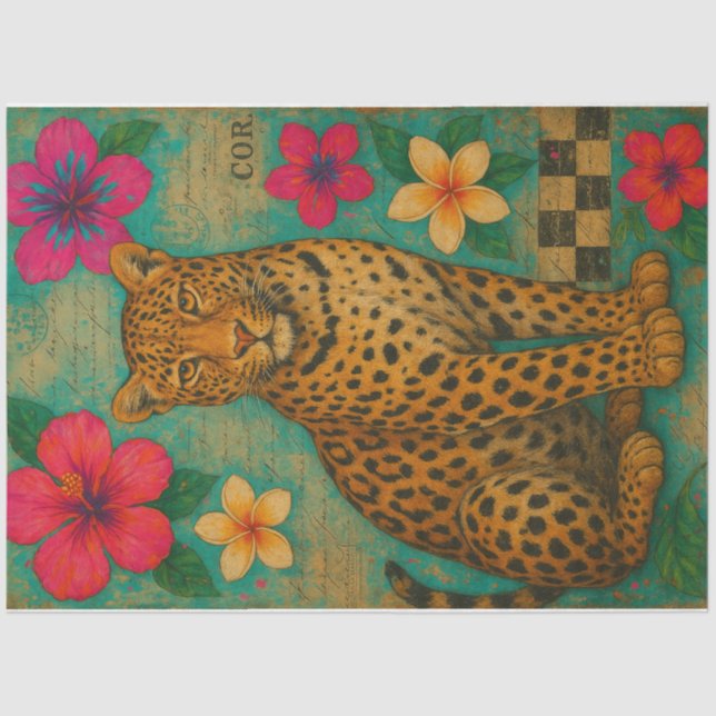 Papel de dissociação do leopardo tropical - Exótic (Frente )