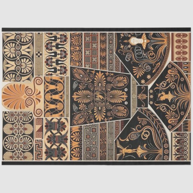 Papel de dissociação do padrão design grego (Frente )