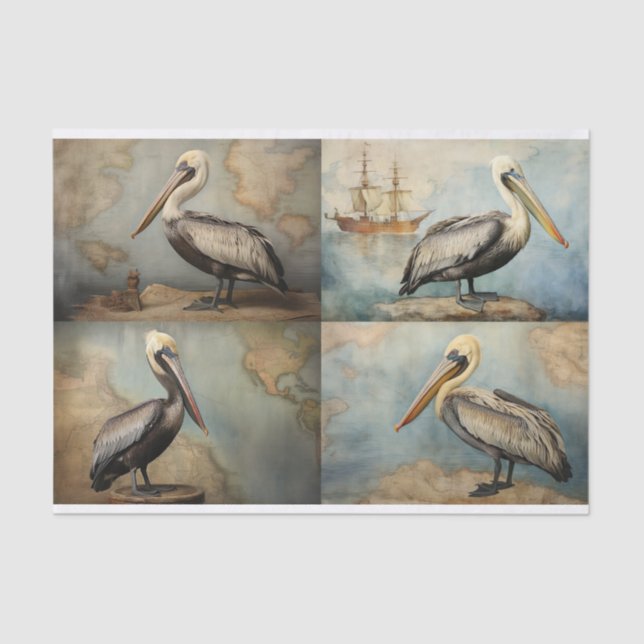 Papel de dissociação do Pelican Collage 2 (Frente )