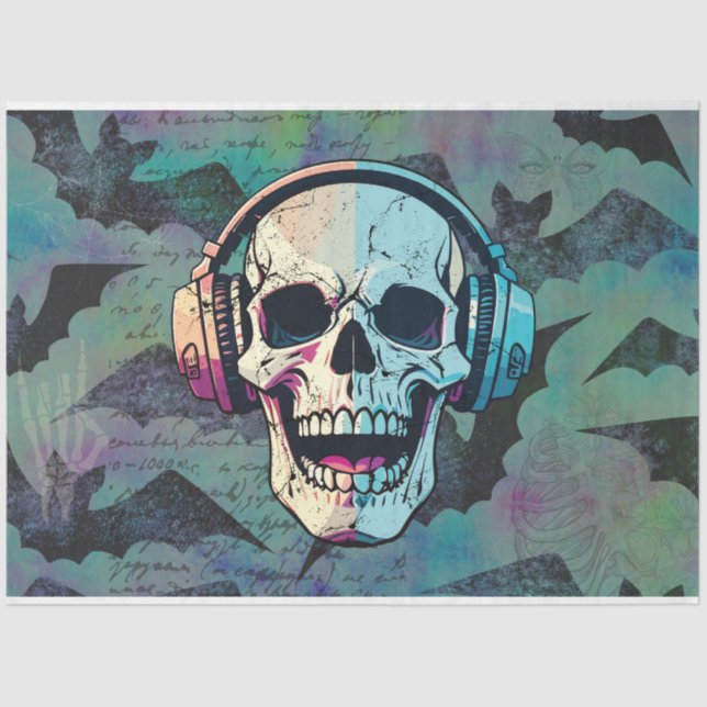 Papel de dissociação do Rock and Roll Skull e Bats (Frente )