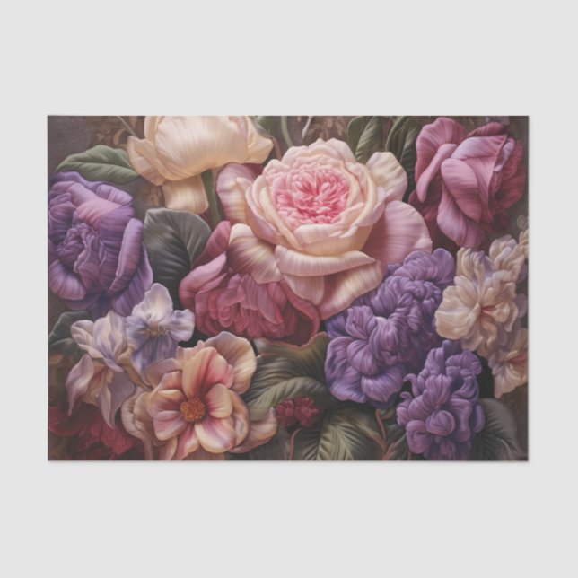 Papel de dissociação flexível rosa e púrpura (Frente )