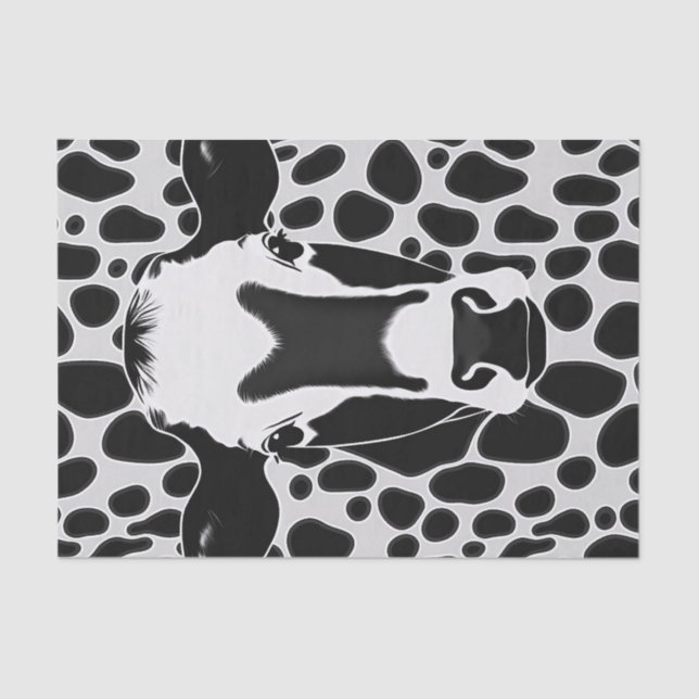 Papel de dissociação Impressão de vaca (Frente )