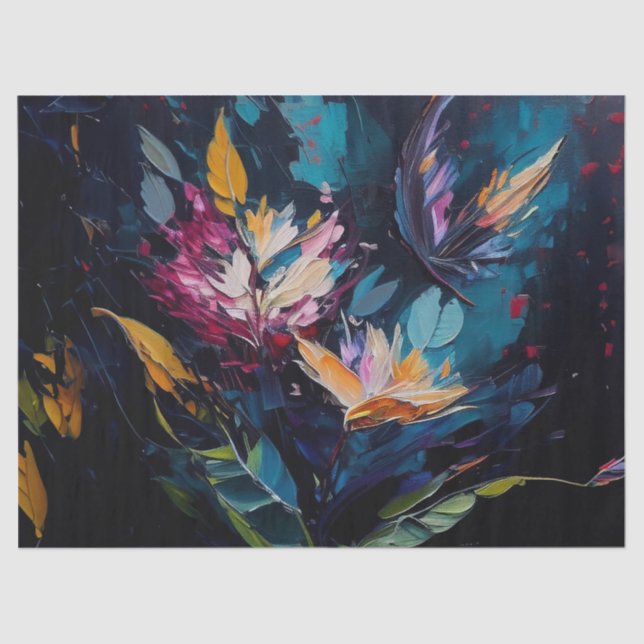 Papel de dissociação, moldagem Pa Caleidoscópio Fl (Frente )