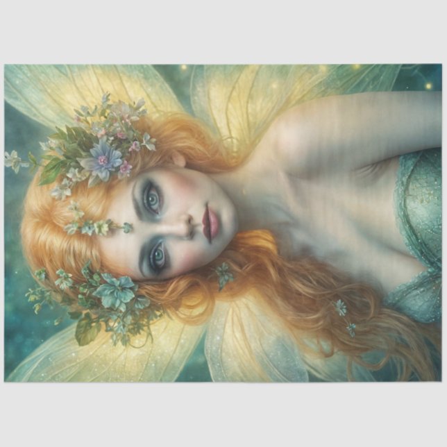 Papel de dissociação para fadas de verão brilhante (Frente )