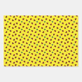 Papel de embalagem amarelo para todas as ocasiões