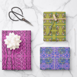 PAPEL DE EMBALAGEM DA FUSCHIA DOODLE PARTITY
