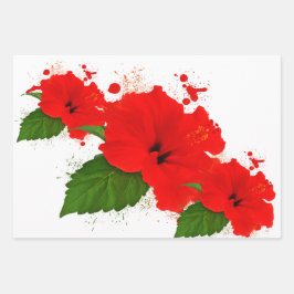 Papel de embalagem de Hibiscus