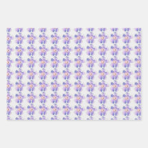 Papel de embalagem floral