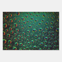 papel de embalagem verde