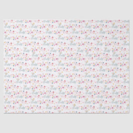 Papel de embrulhamento da Flora de amor bonito