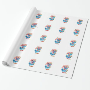 Papel de embrulhamento de embreagem de presente de