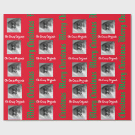 Papel de embrulhamento de presente de Natal