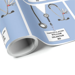 Papel de embrulhamento do Dr. Presente