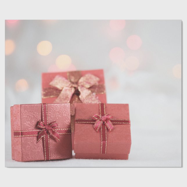 Papel de embrulhamento presente no Natal (Aberto)