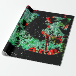 Papel de embrulho abstrato de outono escuro, Natur