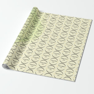 Papel de embrulho Abstrato Empresarial Branding