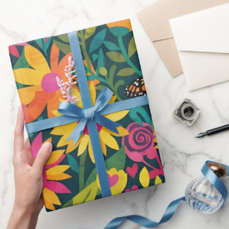 Papel de embrulho Abstrato Matisse Girassol Monarc