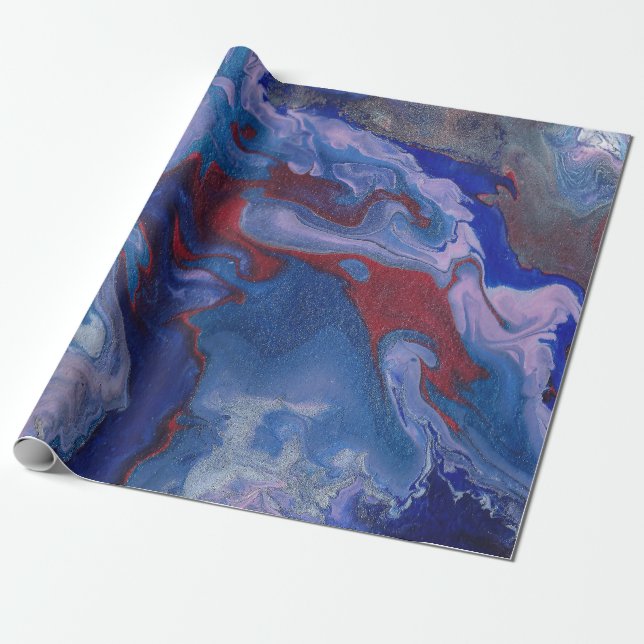 Papel de embrulho abstrato para vape (Desenrolado)
