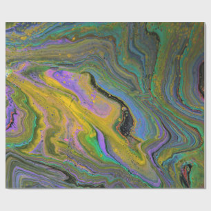 Papel de embrulho abstrato vibrante da imaginação