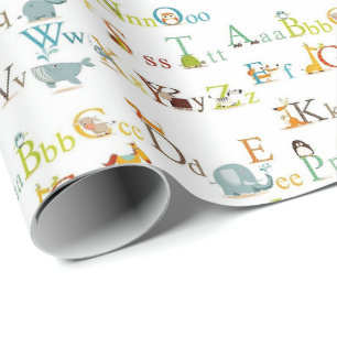 Papel de embrulho - Alfabeto