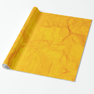 Papel de embrulho amarelo bolado