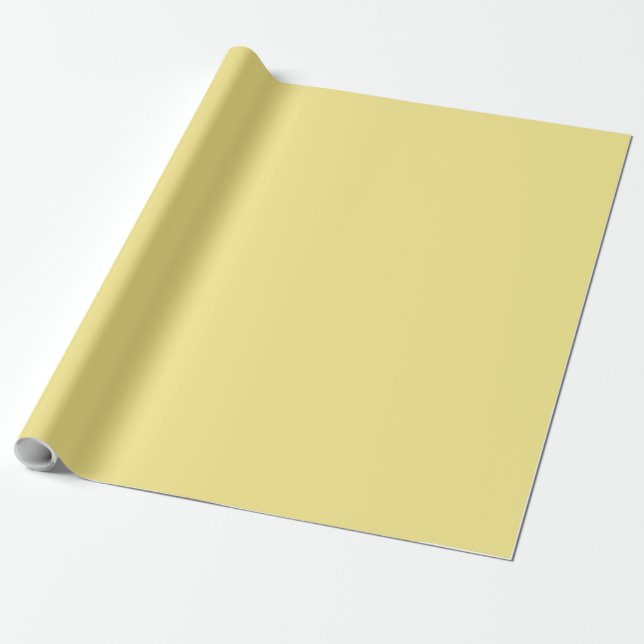 Papel de embrulho amarelo mostarda pastel? (Desenrolado)