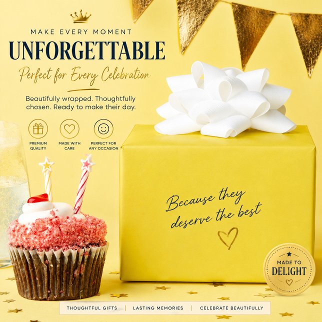 Papel de embrulho amarelo personalizado (Criador carregado)