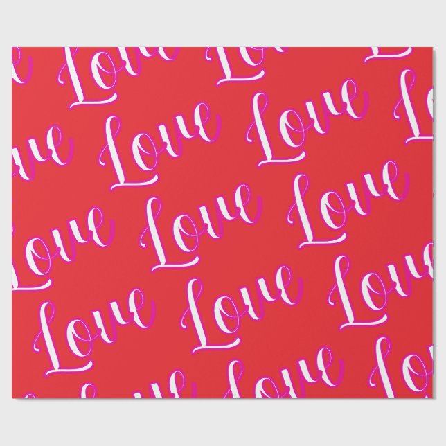 Papel de embrulho "Amor" (Aberto)