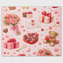Papel de embrulho - amor envolvente